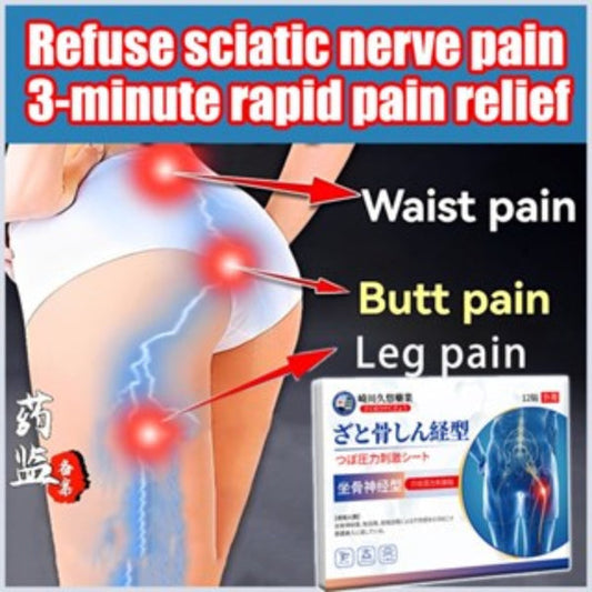 Japan Sciatica Pain Relief Patch – 20 Pcs Natural Pain Relief (Buy 10 Get 10)